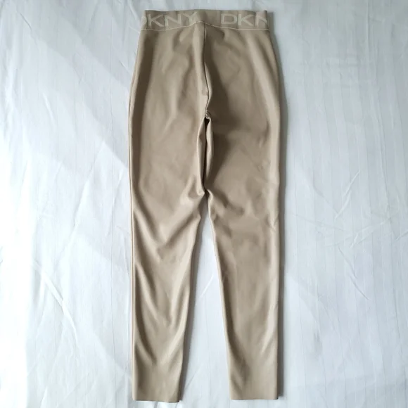 DKNY Faux Leather Leggings/Pants - Picture 5 of 13